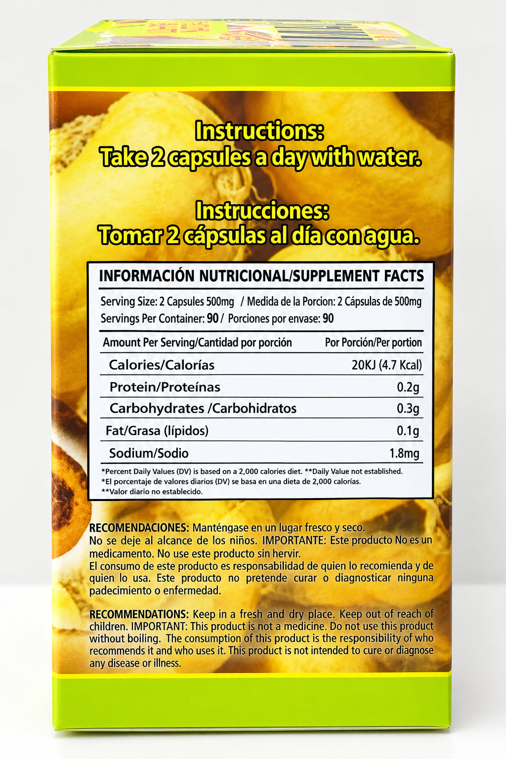 LO+ NATURAL Dietary Supplement Raíz de maca Forte 90 caps 1000 mg