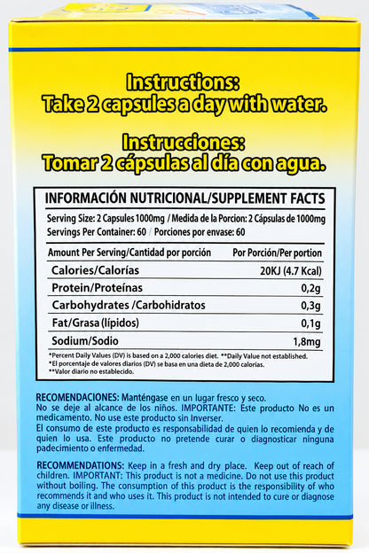 LO+ NATURAL Dietary Supplement Ciatica Sciatic Forte 60caps 1000mg
