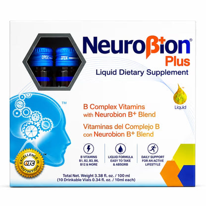 Neurobion Plus Liquid Dietary Supplement, B Complex Vitamins