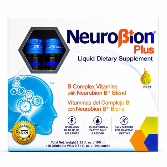 Neurobion Plus Liquid Dietary Supplement, B Complex Vitamins