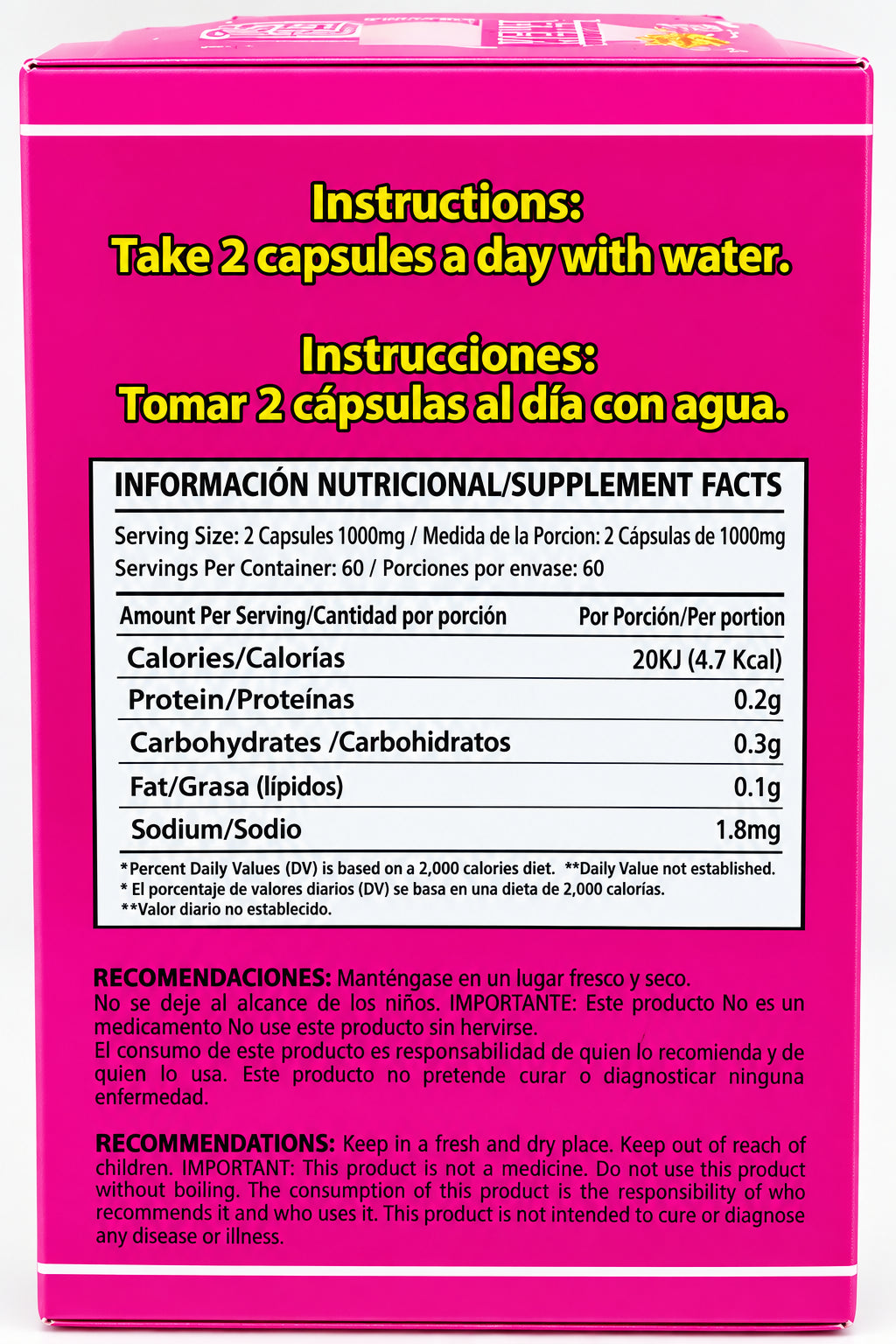 LO+ NATURAL Dietary Supplement Menopausia Menopause Forte 60 caps 1000 mg