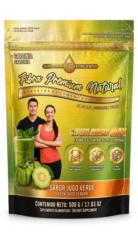 Fibra Premium Natural Chupa Panza Max