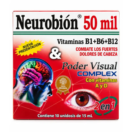 Neurobion 50 Mil Antioxidant Nutritional Supplement, Healthcare Vitamin Support for Wellness Needs