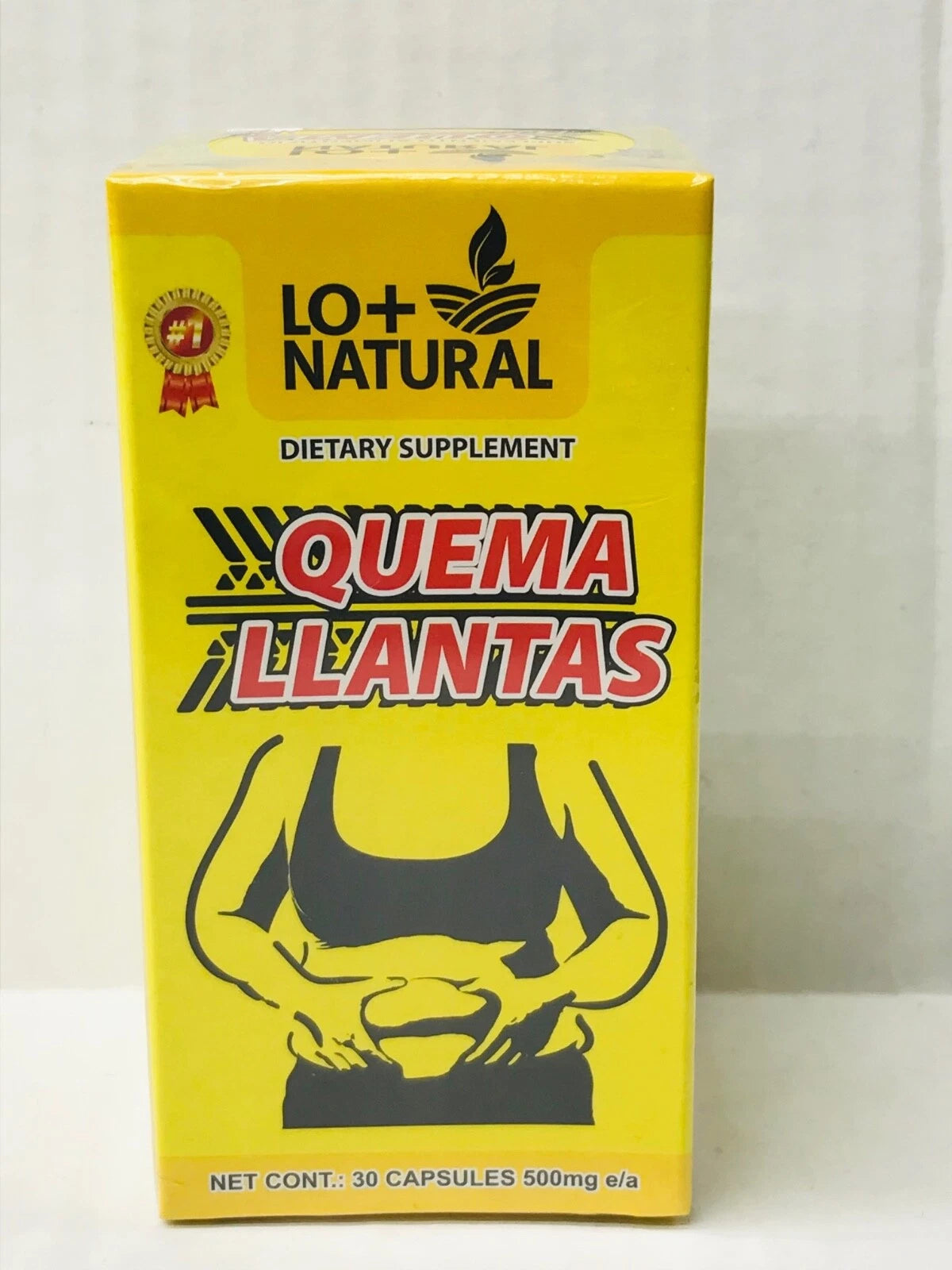 LO+ NATURAL Dietary Supplement Quema llantas 30 caps 500 mg