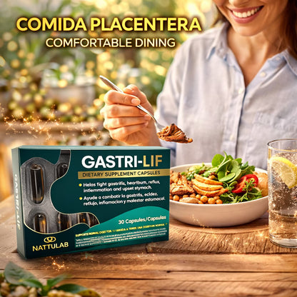 GASTRI-LIF 30 Capsules Dietary Supplement Herbal Blend with Natural Ingredients