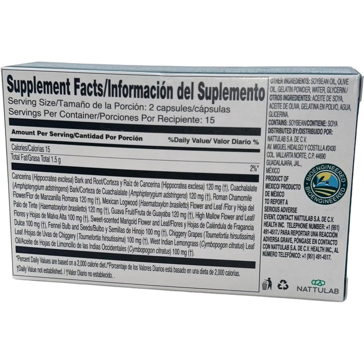 GASTRI-LIF 30 Capsules Dietary Supplement Herbal Blend with Natural Ingredients