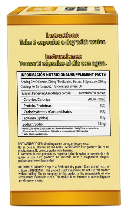 LO+ NATURAL Supplement Castaña de Indias Horse Chestnut 60 caps 1000 mg