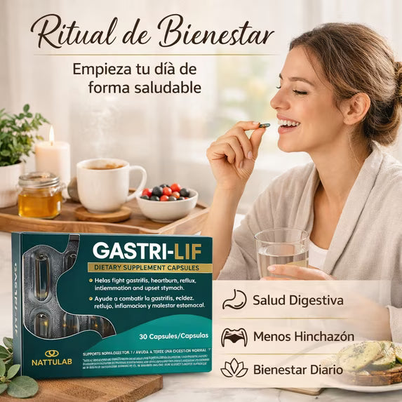 GASTRI-LIF 30 Capsules Dietary Supplement Herbal Blend with Natural Ingredients
